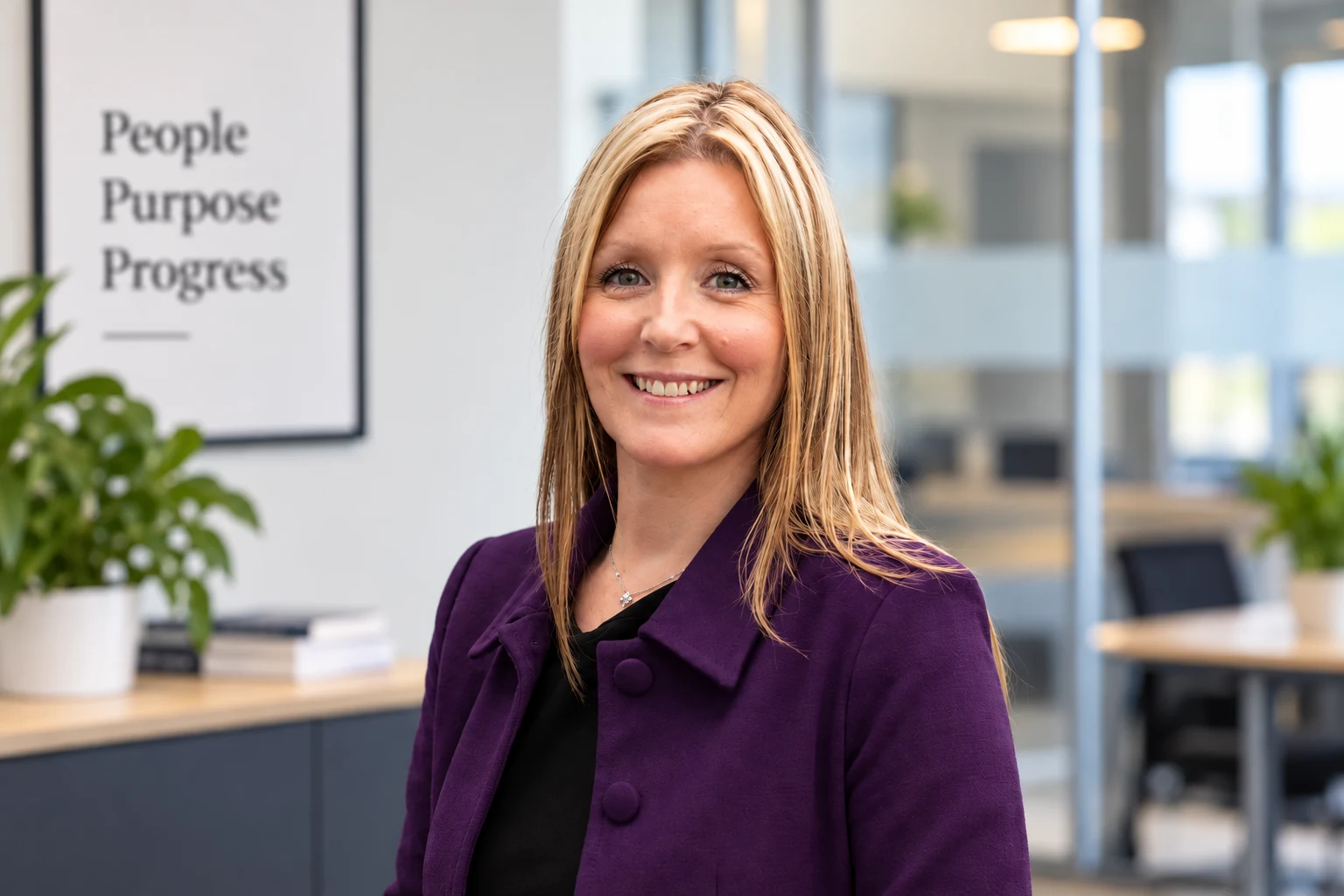 Helen Bilton in the Kindred HR NW office